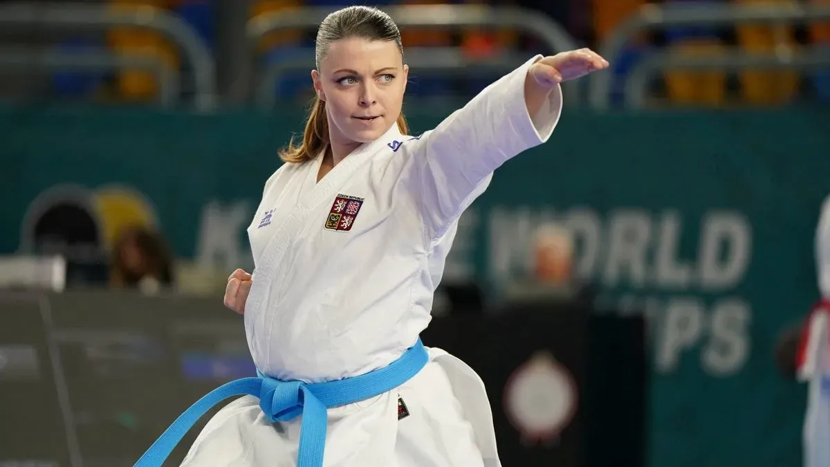 Česká karatistka závodila na mistrovství světa v šestém měsíci těhotenství, od lékařů měla zelenou